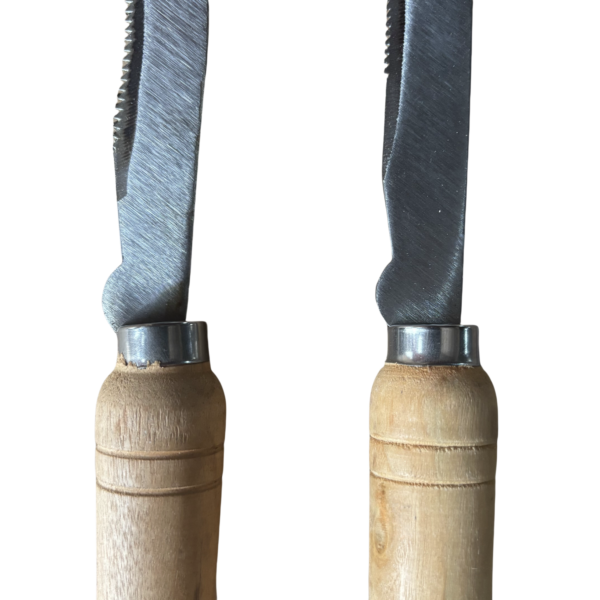 Model-202 Eucalyptus handle,Serrated Grass Hooks,Curved Blade Sickle - Image 3