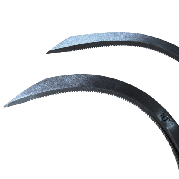 Model-202 Eucalyptus handle,Serrated Grass Hooks,Curved Blade Sickle - Image 2