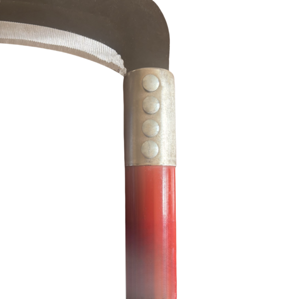 Model-4023 16in Red Handle Sharp Steel Grass Cutting with Willow Nails，9in Blade,Agricultural Welding Harvesting Sickle - Image 3