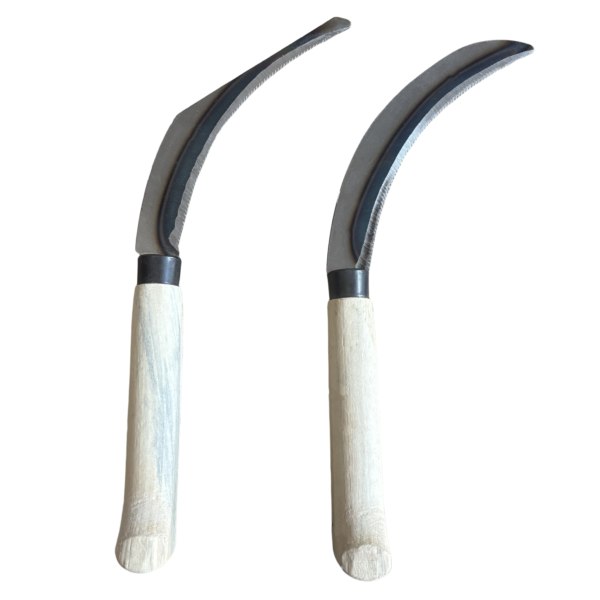 Regular model 7.5Inch Sharp Garden Farming Grass Sickles,Sharpening Head Style,Steel Outdoor Agricultural Saw Sickle - Image 4