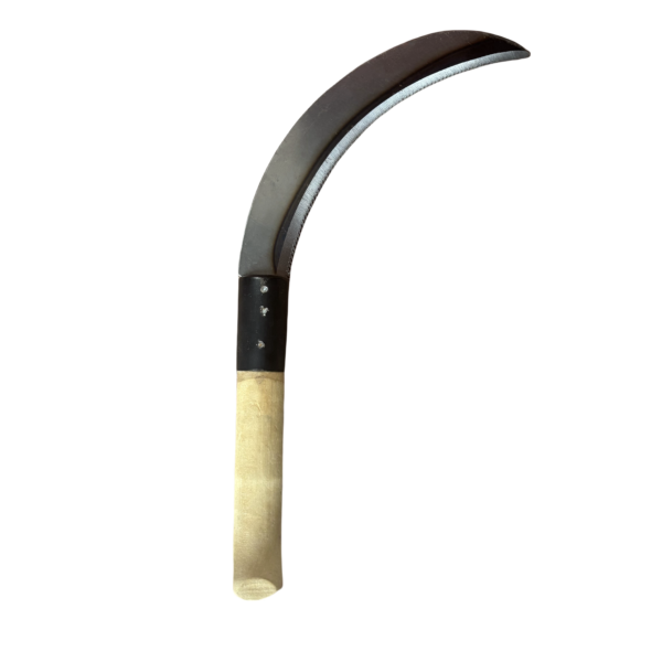 7.5 Inch Broadsword，Sharp Garden Farming Grass Sickles，Steel Outdoor Agricultural Saw Sickle - Image 4