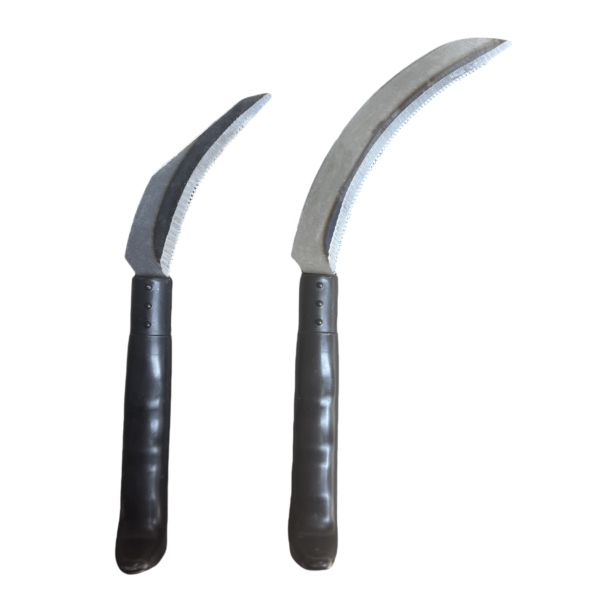 Black Plastic Handle Sharp Steel Grass Cutting，Agricultural Welding Harvesting Sickle - Image 4