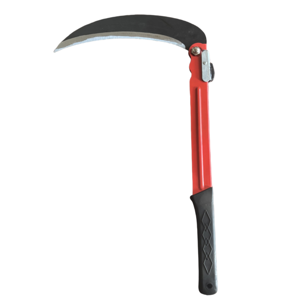 16 Inch Folding Sickle, Portable Weed Remover Sickle Grafting Knife Brush Cutter for Farming