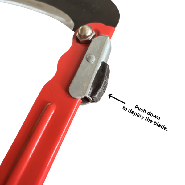 16 Inch Folding Sickle, Portable Weed Remover Sickle Grafting Knife Brush Cutter for Farming - Image 3