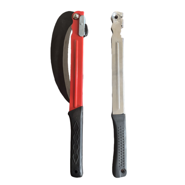 16 Inch Folding Sickle, Portable Weed Remover Sickle Grafting Knife Brush Cutter for Farming - Image 5